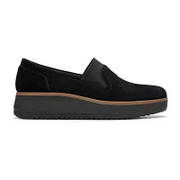 Clarks Womens Zylah Sky Loafers