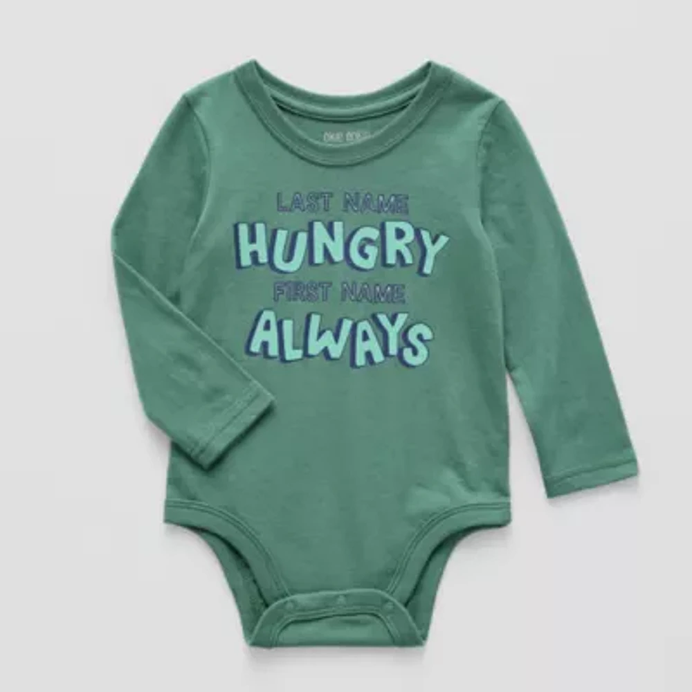 Okie Dokie Baby Boys Long Sleeve Bodysuit