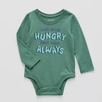 Okie Dokie Baby Boys Long Sleeve Bodysuit