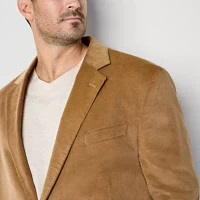 Stafford Corduroy Mens Big and Tall Stretch Fabric Regular Fit Corduroy Sport Coat