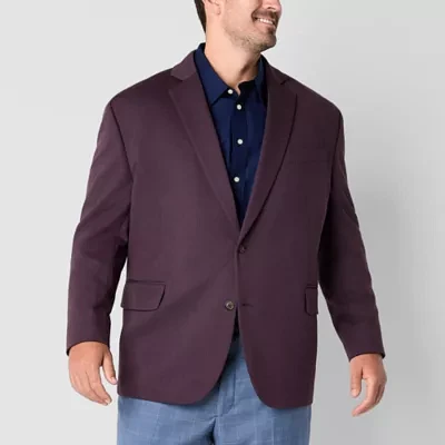 Stafford Mens Big and Tall Stretch Fabric Regular Fit Sport Coat