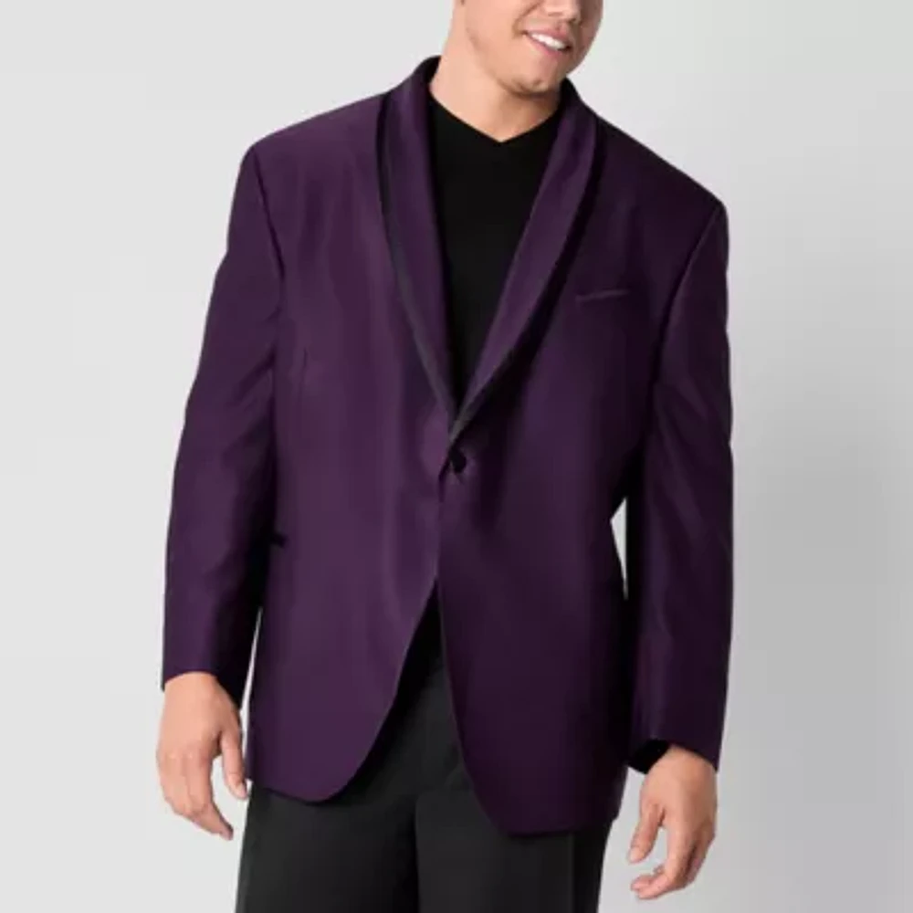 J. Ferrar Mens Big and Tall Stretch Fabric Classic Fit Sport Coat