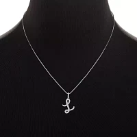 Sparkle Allure Initial 2-pc. Cubic Zirconia Pure Silver Over Brass Jewelry Set