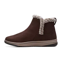 Clarks Womens Breeze Fur Flat Heel Winter Boots