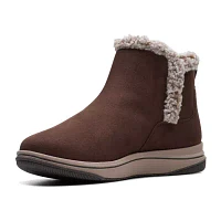 Clarks Womens Breeze Fur Flat Heel Winter Boots