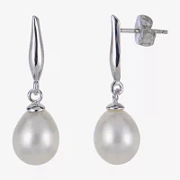 White Cultured Freshwater Pearl Sterling Silver 2-pc. Jewelry Set