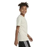 adidas Big Boys Crew Neck Short Sleeve Graphic T-Shirt