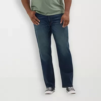 Lee Big and Tall Extreme Motion Relaxed Straight Leg Jeans