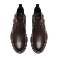 Clarks Mens Burchill Up Flat Heel Chelsea Boots