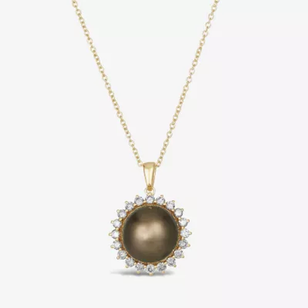 Le Vian® Pendant featuring Chocolate Pearls® 3/8 CT. Nude Diamonds™ set in 14K Honey Gold™