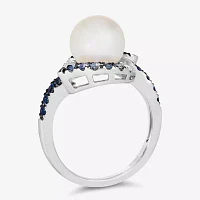 Le Vian® Ring featuring Denim Ombré® White Sapphire Vanilla Pearls™ set in 14K Vanilla Gold®