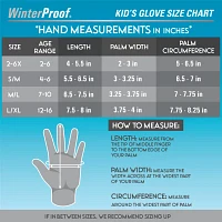 WinterProof Touch Little & Big Boys Breathable Cold Weather Gloves