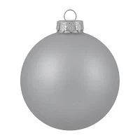 Northlight Silver Glass Ball 4-pc. Christmas Ornament