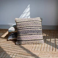 Lr Home Flona Stripe Square Throw Pillow