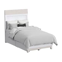 Westwood Design Rowan Youth Twin Bed with Under Bed Drawers in Ash Linen