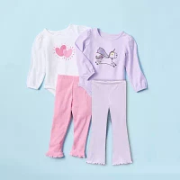 Okie Dokie Toddler & Little Girls Flare Full Length Leggings