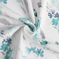 Regal Home Isla Printed Grommet Top Energy Saving Blackout Set of 2 Curtain Panel