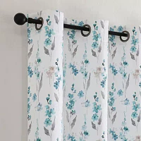 Regal Home Isla Printed Grommet Top Energy Saving Blackout Set of 2 Curtain Panel