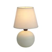 Simple Designs Mini Globe Ceramic Table Lamp
