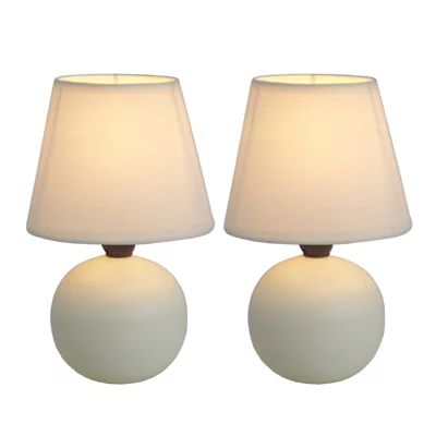 Simple Designs Mini Globe 2-pc. Lamp Set