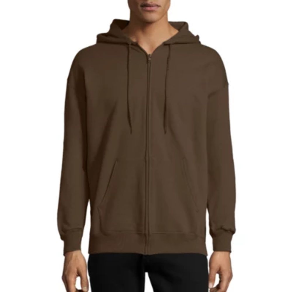 Hanes Mens Ultimate Cotton Long Sleeve Full-Zip Hoodie | Vancouver Mall