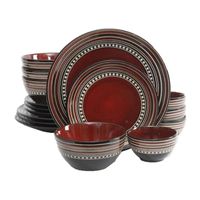 Gibson Elite Café Versailles 16-pc. Double Bowl Dinnerware Set