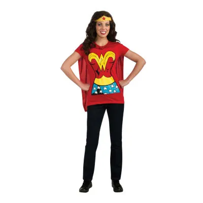 Womens T-Shirt DC Comics Wonder Woman Costume