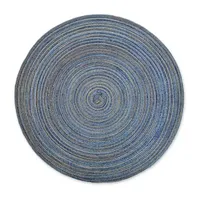 Design Imports Round Woven 6pc. Placemats