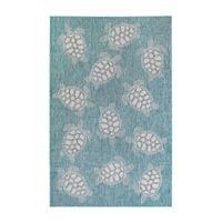 Liora Manne Sea Turtles Rectangular Rugs & Floor Coverings Indoor Outdoor Animal Accent