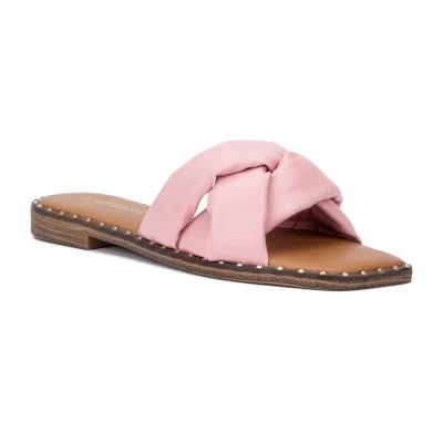 Olivia Miller Womens Selysette Flat Sandals