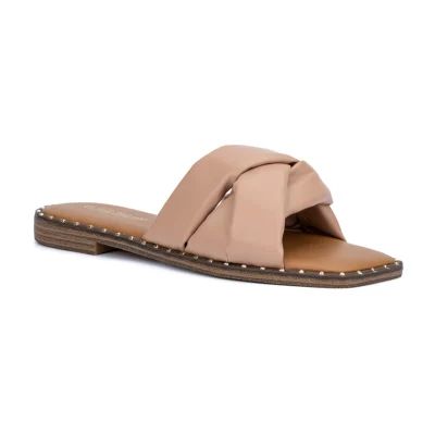 Olivia Miller Womens Selysette Flat Sandals