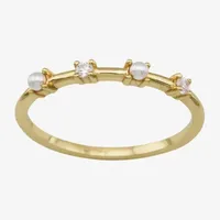 Itsy Bitsy 14K Gold Over Silver Band