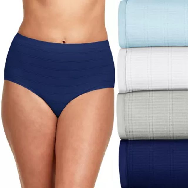 Hanes 6 Pack Average + Full Figure Cooling Multi-Pack Bikini Panty 42h6cc