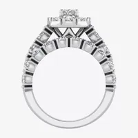 Signature By Modern Bride (G-H / Si2) Womens 3 CT. T.W. Lab Grown White Diamond 10K Gold Round Bridal Set