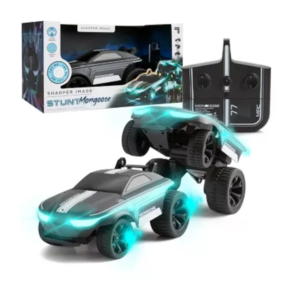 Sharper Image RC Stunt Mongoose Glow Racer Car with Light-up Body