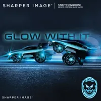 Sharper Image RC Stunt Mongoose Glow Racer Car with Light-up Body