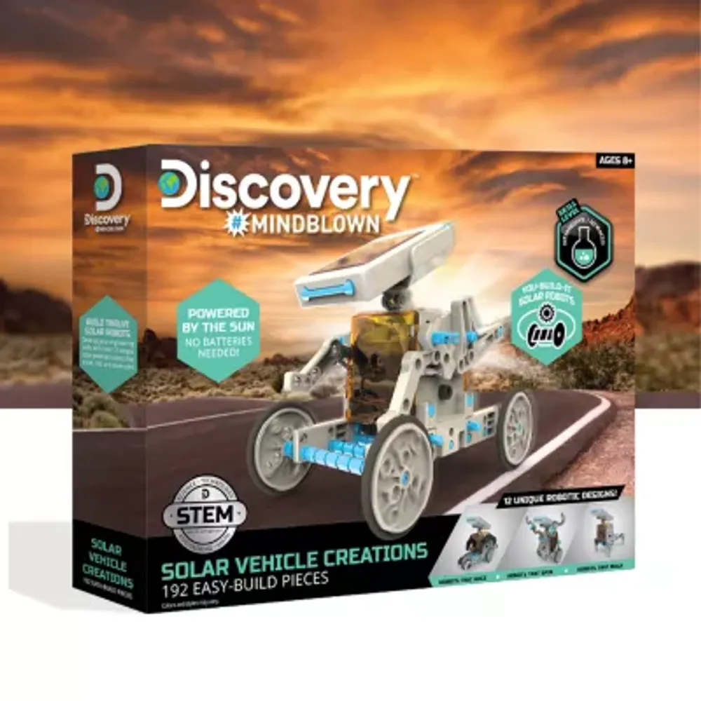 Discovery #Mindblown Solar Vehicle Creation Easy-Build Kit, 197pcs
