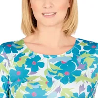 Larky Lark Short Sleeve Floral T-Shirt Dress