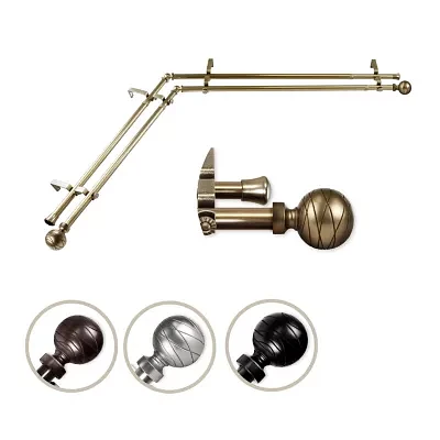 Rod Desyne Arman Corner Double Curtain