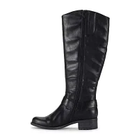 Frye and Co. Womens Edelle Stacked Heel Riding Boots