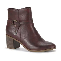 Frye and Co. Womens Italia Stacked Heel Booties