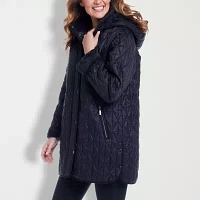 Gallery Womens Removable Hood Midweight Quilted Jacket