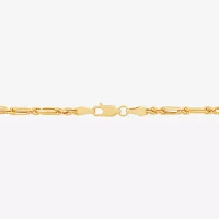 10K Gold Inch Hollow Rope Chain Necklace