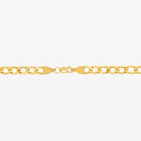 Made in Italy 14K Gold 22 Inch Hollow Curb Chain Necklace