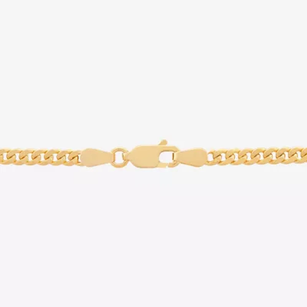 Made in Italy 14K Gold 22 Inch Hollow Cuban Chain Necklace