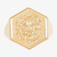 Mens 10K Gold Signet Ring