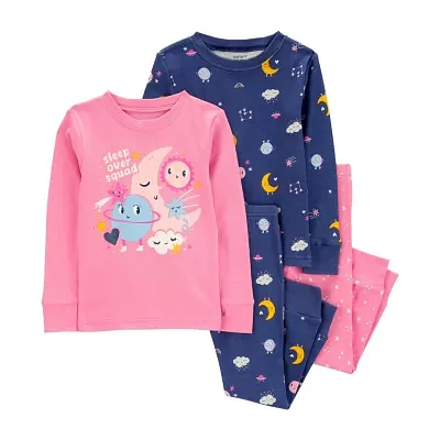 Carter's Baby Girls 4-pc. Pajama Set