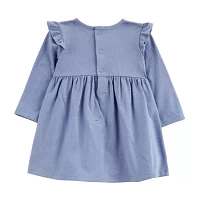 Carter's Baby Girls Long Sleeve Fitted A-Line Dress