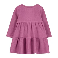 Carter's Baby Girls Long Sleeve Fitted A-Line Dress