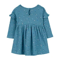 Carter's Baby Girls Long Sleeve Fitted A-Line Dress